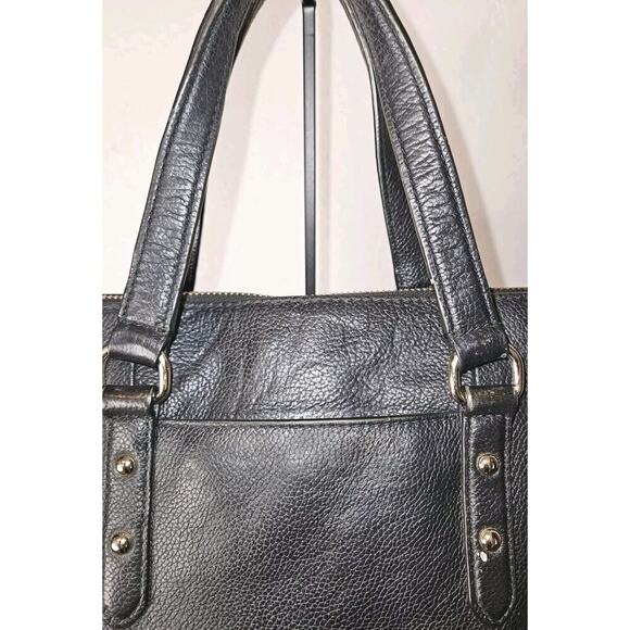 Kate Spade New york Pebbled Leather bag Crossbody & Double Handles Black - Picture 8 of 16